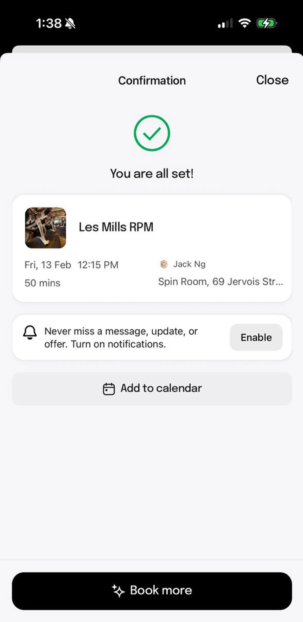 LesMills RPM class in Hong Kong
